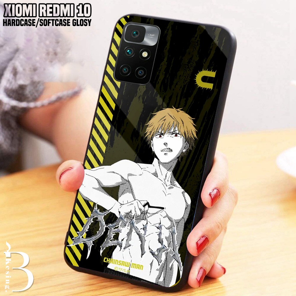 Case Xiaomi Redmi 10 2022 - Casing Hp Xiaomi Redmi 10 2022 Motif Chainsaw - Silikon Hp Xiaomi Redmi 