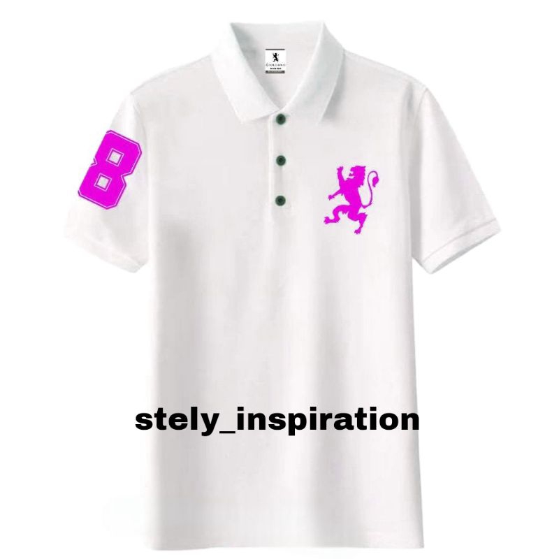COD  koas polo shirt giarxxdno unguu kombinasi angka (8)baju kaos pria wanita terbaru termurah
