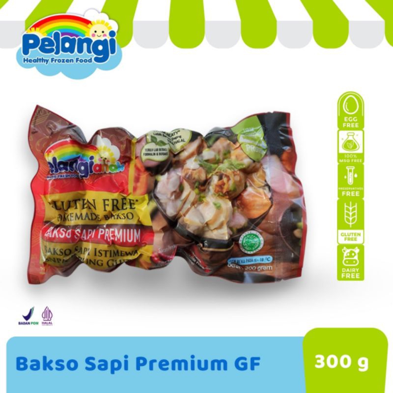 

Bakso Sapi Ori Premium - Bakso Sapi Keju Premium - Berat 300 gr - Pelangi Anak Frozen Food