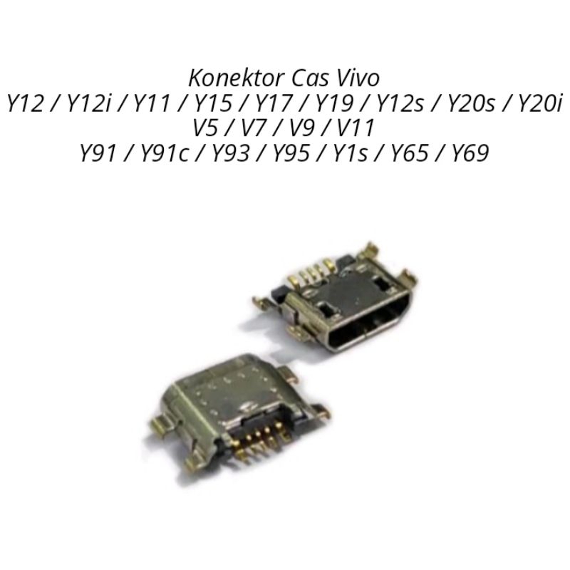 Konektor Cas Vivo Y12 / Y12i / Y11 / Y15 / Y17 / Y12s / Y20 / Y20i / Y20s / Y91 / Y93 / Y95