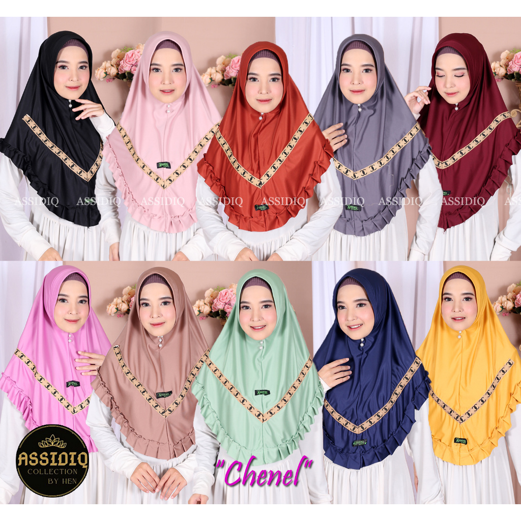 ORIGINAL JILBAB INSTAN/STANDAR ORIGINAL ASSIDIQ CHENEL KEKINIAN