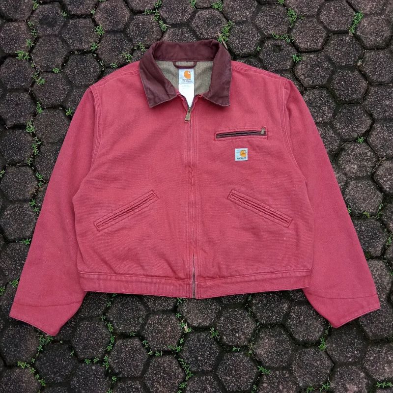 Carhartt Jacket Detroit WJ097 Salmon Rare Vintage vtg