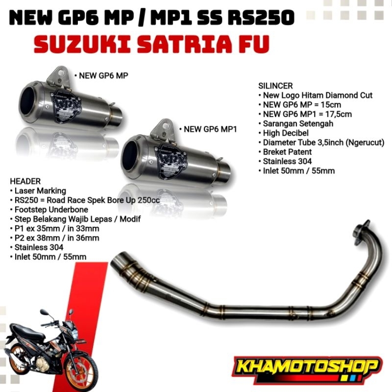 WRX NEW GP6 MP / MP1 SS RS250 SATRIA FU