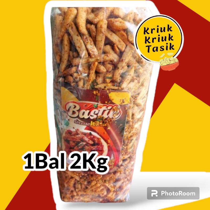 

Cemilan Bastik Basreng Isi 2Kg Rasa Pedas Daun Jeruk Lezat Gurih dan Renyah