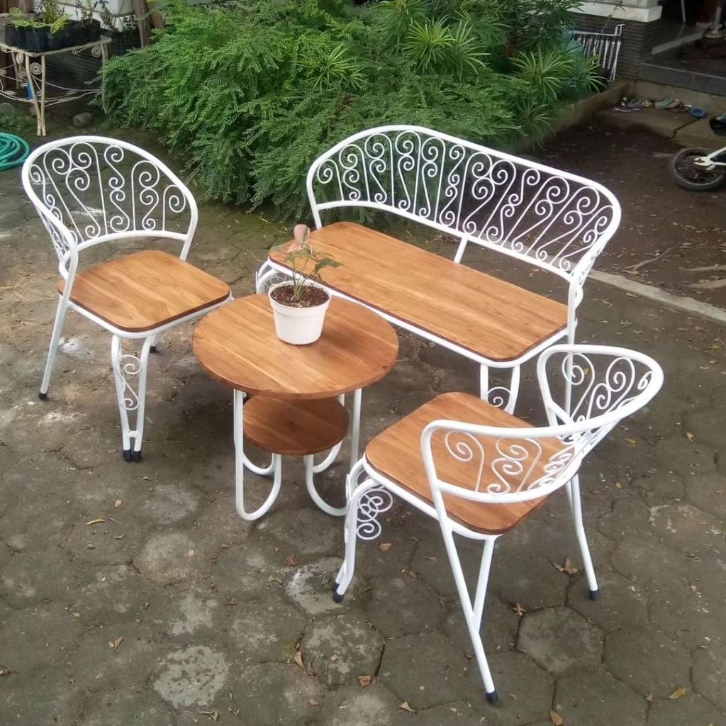 Kursi Merak/Kursi Besi/Kursi Teras/Kursi Pipa/Kursi Taman