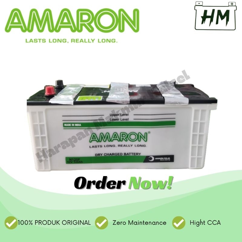 AKI KAPAL AKI BASAH 120 AH/ AMARON KV N120