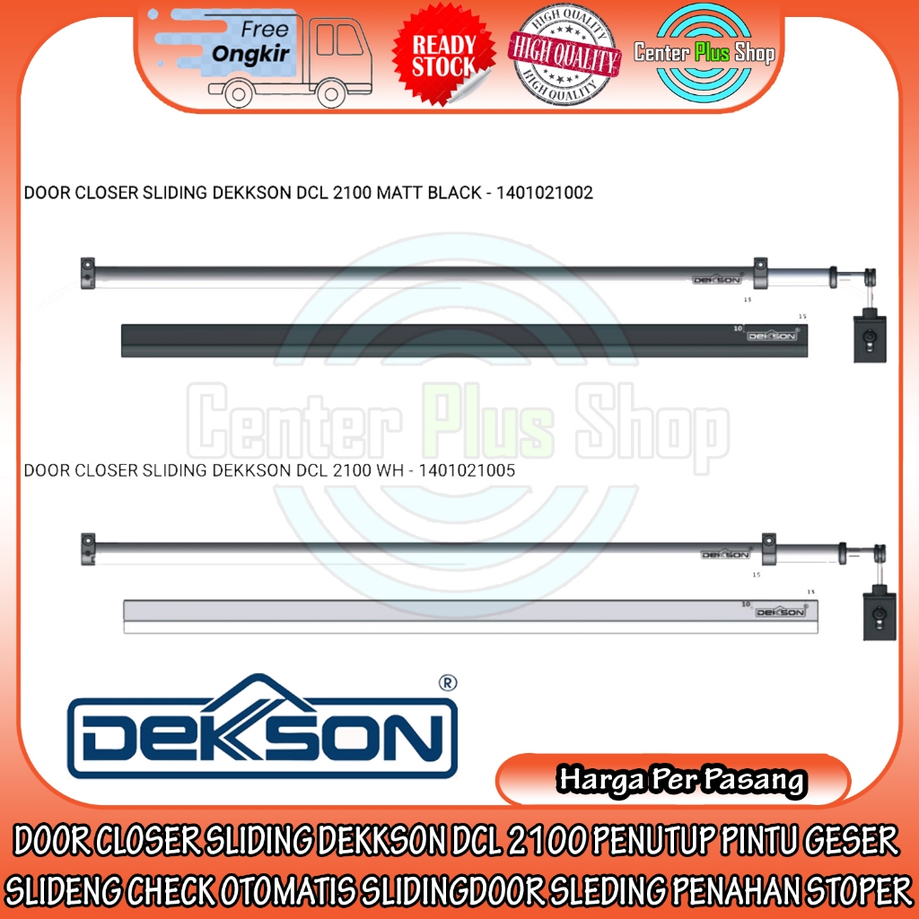 DOOR CLOSER SLIDING DEKKSON DCL 2100 PENUTUP PINTU GESER SLIDENG CHECK OTOMATIS SLIDINGDOOR SLEDING 