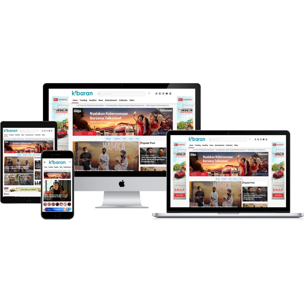 Kibaran Wordpress Theme Berita Mirip Kumparan