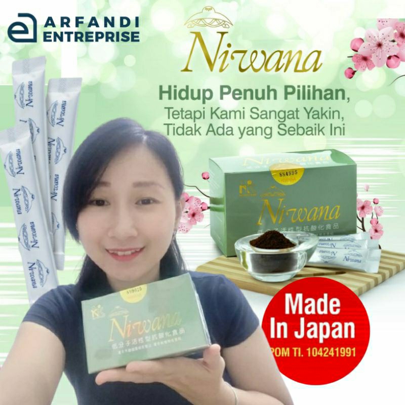 Niwana SOD Suplemen Multi Antioksidan Mencegah Radikal Bebas Herbal Alami KK Indonesia ORIGINAL