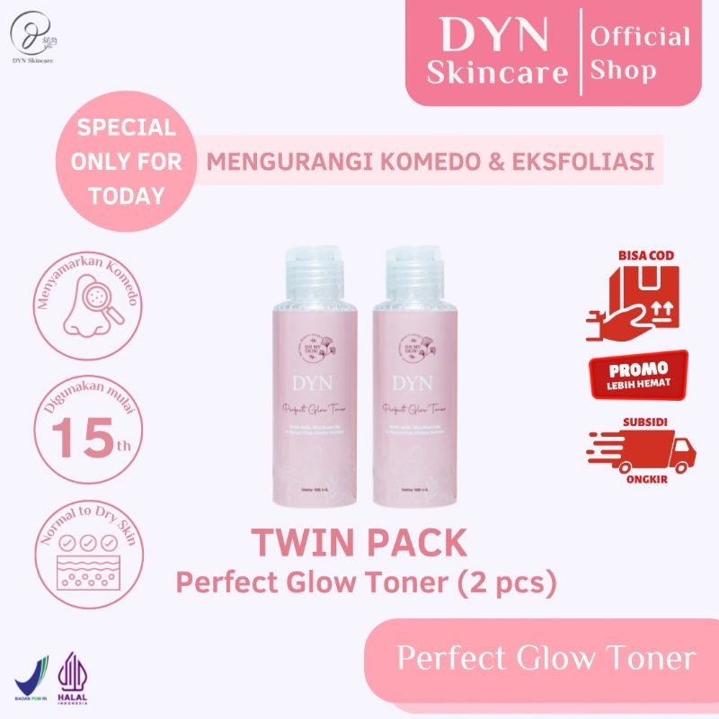 Oh My Skin SPECIAL TWIN PACK DYN TONER EXFOLIASI 2 PCS