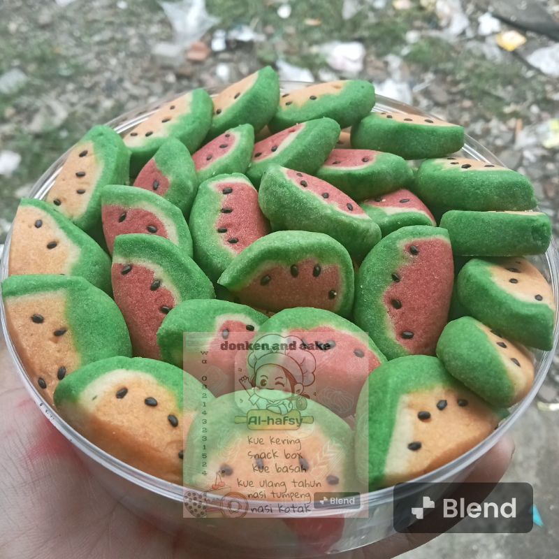 

watermelon cookies