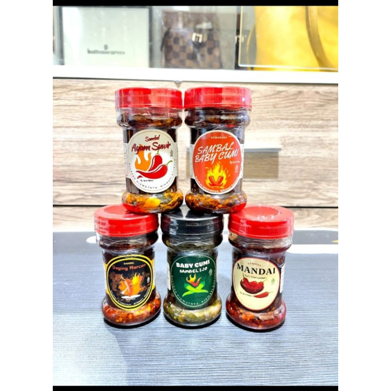 

SAMBAL BABY CUMI, AYAM, MANDAI, DAGING (150 gr)