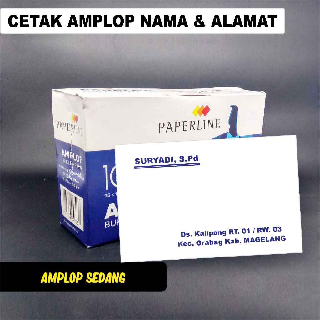 

Amplop Kondangan Cetak Custom Nama Alamat