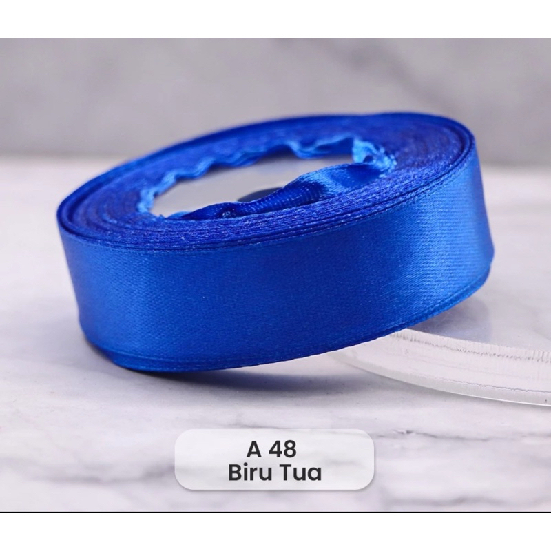 

Pita Satin 1 inci 2.5cm 1 roll Pita Gulungan Pita Hampers Kado