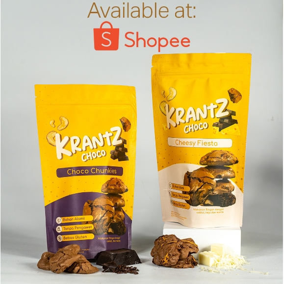 

Paket Krantz Choco Snack Snek Cokelat Keju dan Mente (isi 2)