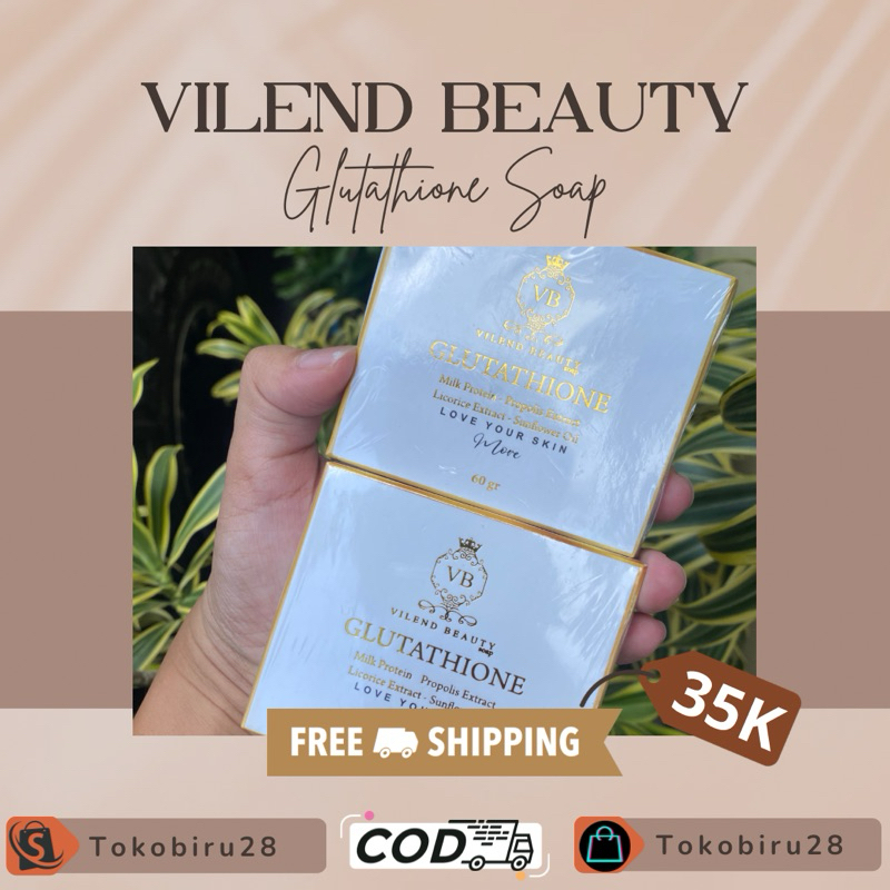 VILEND BEAUTY SOAP READY STOCKS/SABUN PEMUTIH BADAN/PENCERAH KULIT BERBPOM (BISA COD)