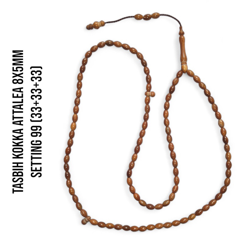 Tasbih Kokka/Kaukah Lonjong Original Mesir