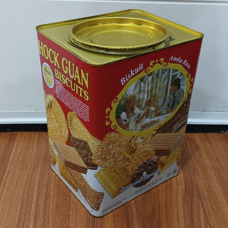 Kaleng Bekas Biskuit Blek Kerupuk Belek Kue Kosong