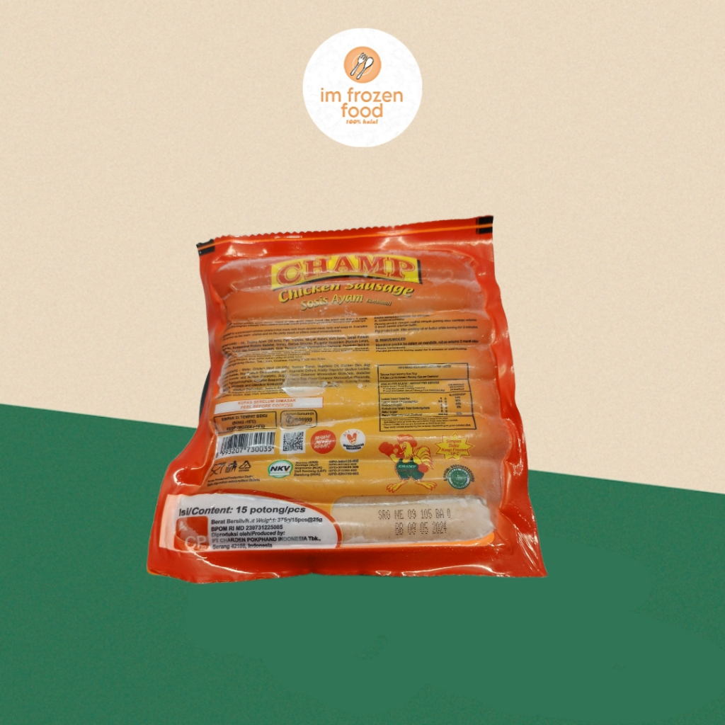 

Champ Sosis 375gr 15 Potong