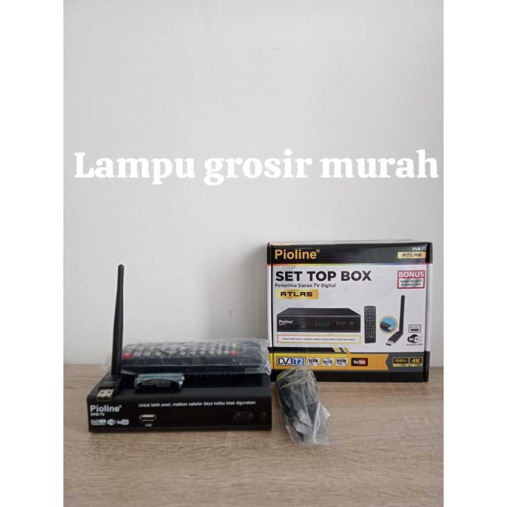 PIOLINE ATLAS SET TOP BOX + DONGLE USB + HDMI + RCA BAGUS BERKUALITAS