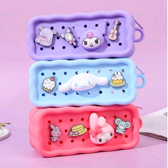 

Tempat Pensil Cinnamoroll Kuromi Melody / Tempat Pouch Sanrio / Pensil Case Import Sanrio