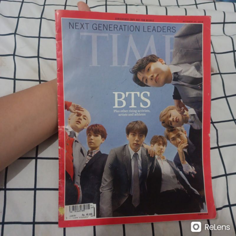 Majalah BTS Time cover bangtan