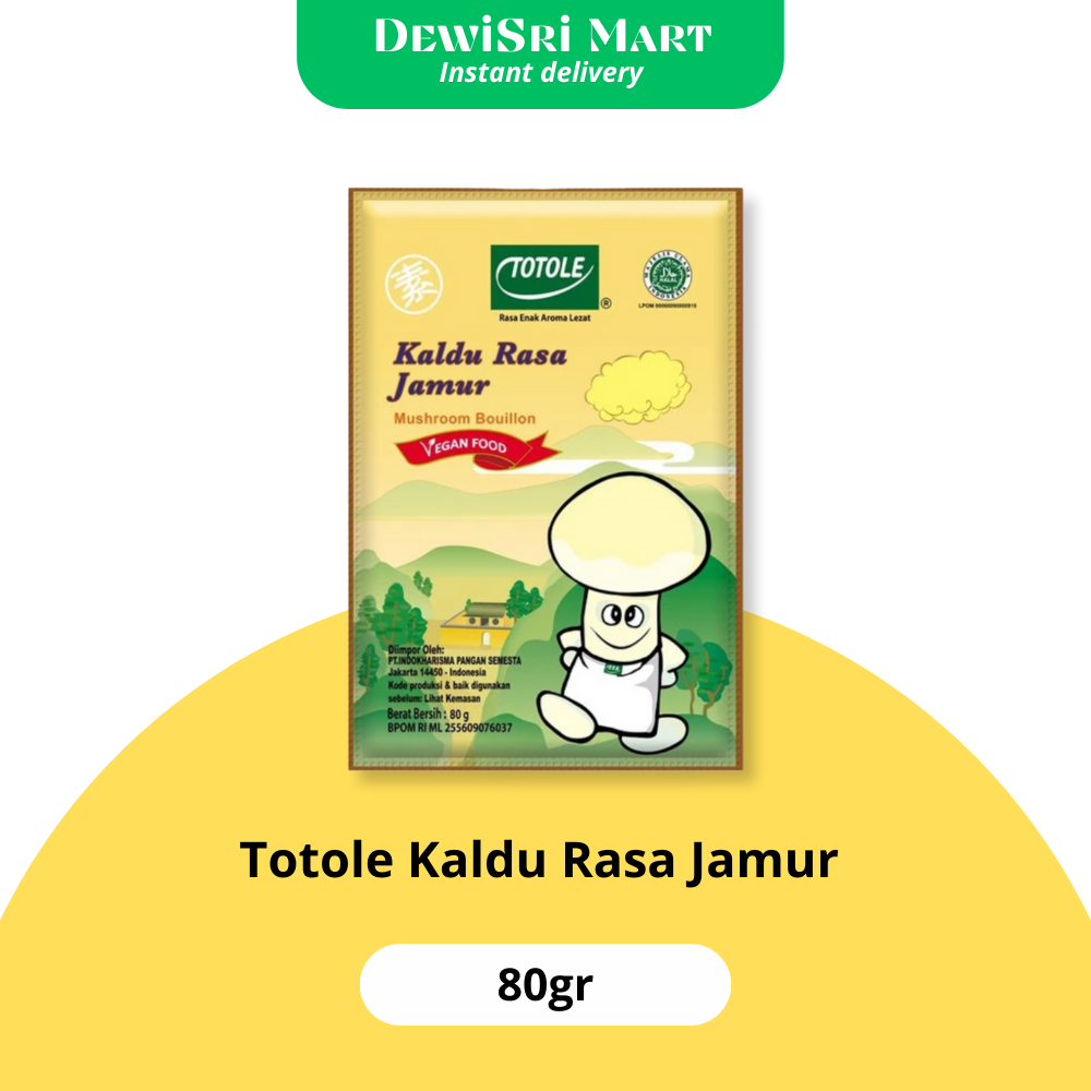 

Totole Kaldu Jamur 80gr - Dewi Sri Mart