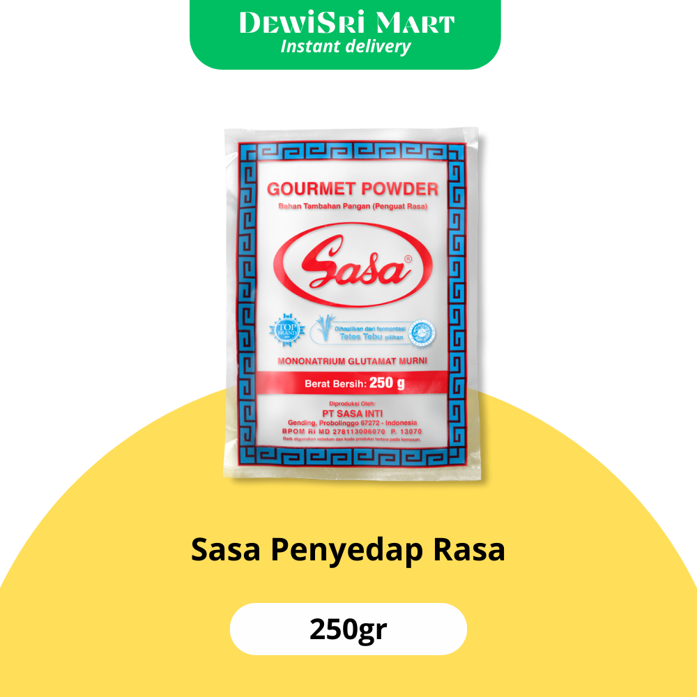 

Micin Penyedap Rasa Sasa 250gr - Dewi Sri Mart