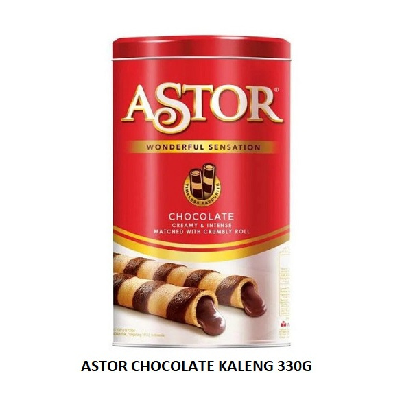 

Astor Chocolate Kaleng 330g Wafer Stick Coklat Murah