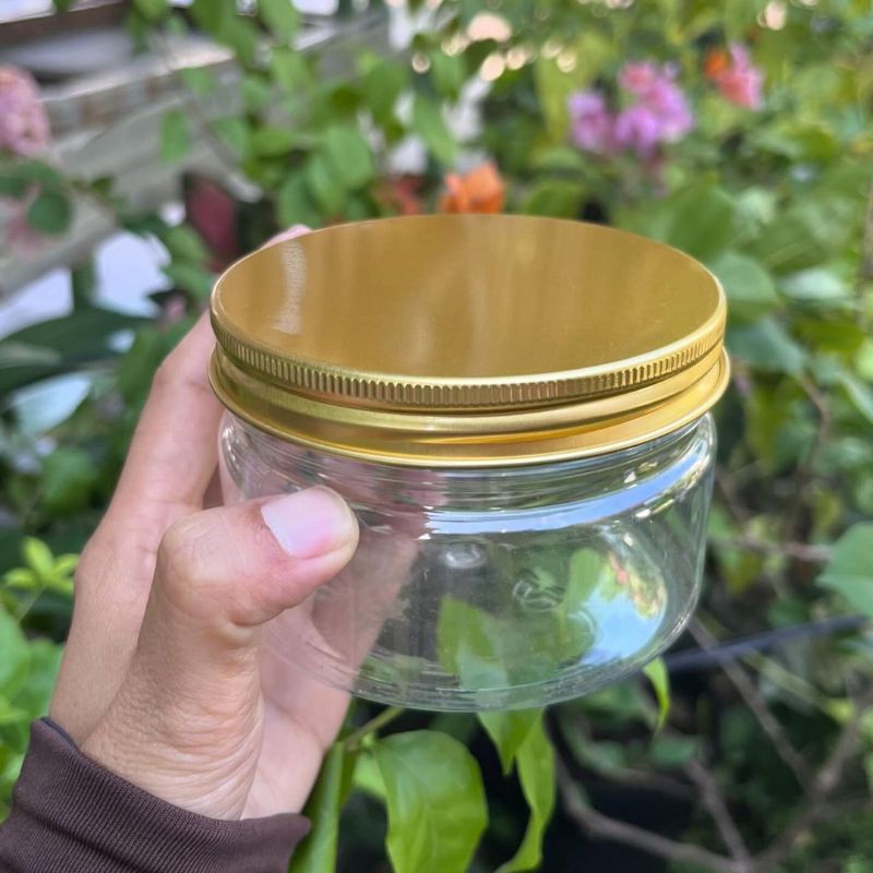 Toples Tinggi 6cm Tutup Gold Alumunium Diameter 9cm