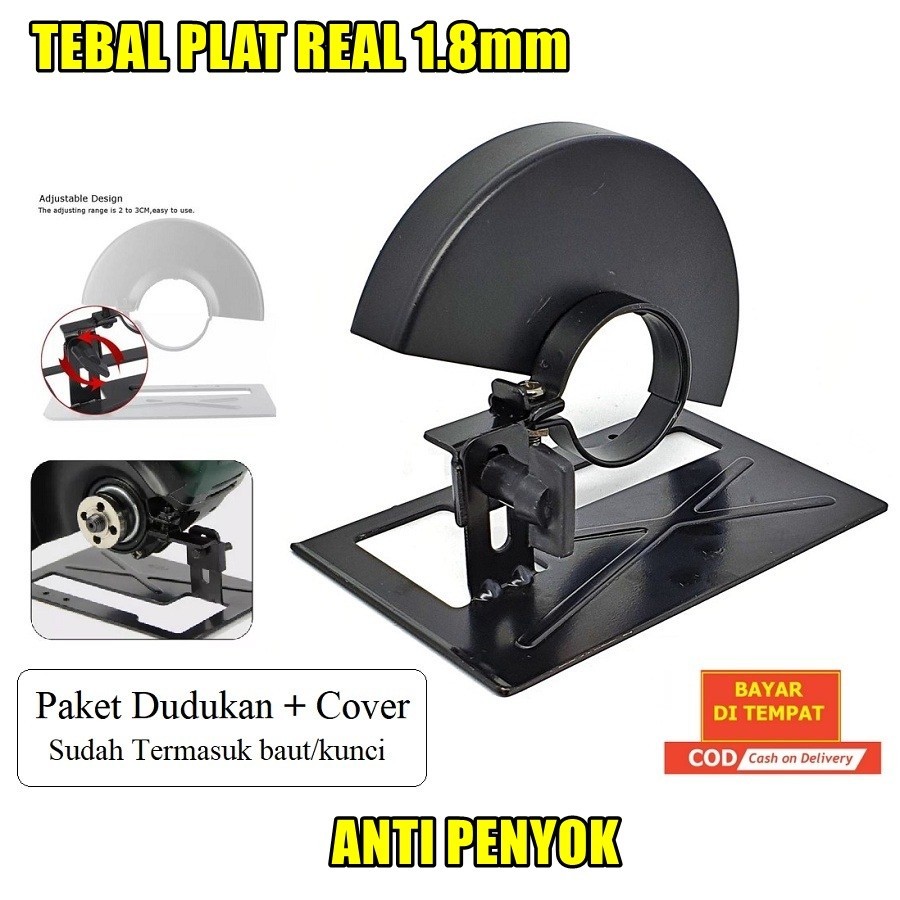 dudukan gerinda SET COVER / tatakan base bracket gergaji gerinda