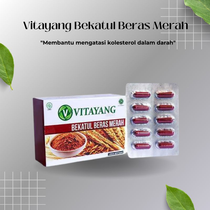 

Vitayang bekatul beras merah kolesterol dalam darah Arteriosclerosis herbal alami