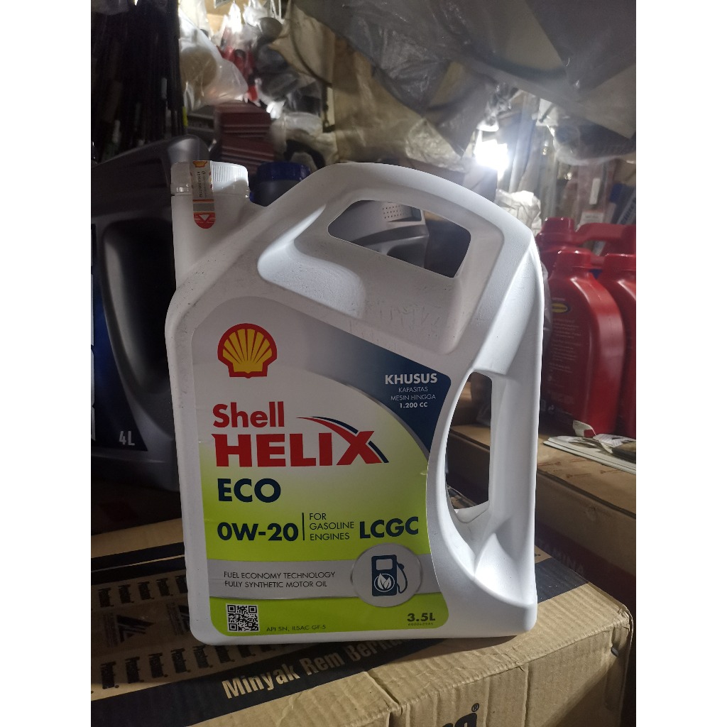 Oli SHELL HELIX ECO 0W-20 LCGC (3,5)
