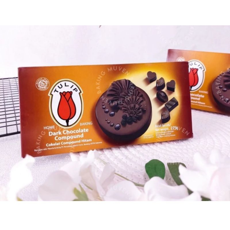 tulip dark chocolate coumpound