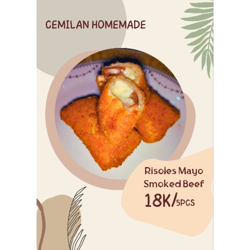 

Risoles Mayo Smoked Beef Frozen Homemade (Isi 5pcs)