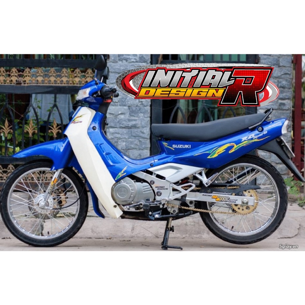 Striping suzuki satria kotak/rg sport malaysia custom transparan print ULTRAVIOLET glosy