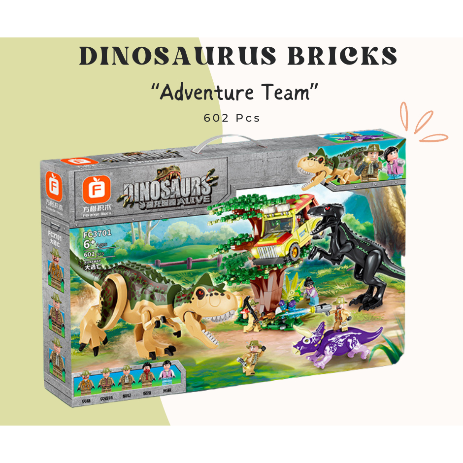 DINOSAURUS BRICKS LEGO COMPATIBLE / Mainan Anak Lego Dinosaurus