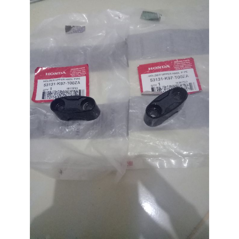 raiser dudukan atas stang stir pcx 150 pcx 160 pcx original honda sepasang