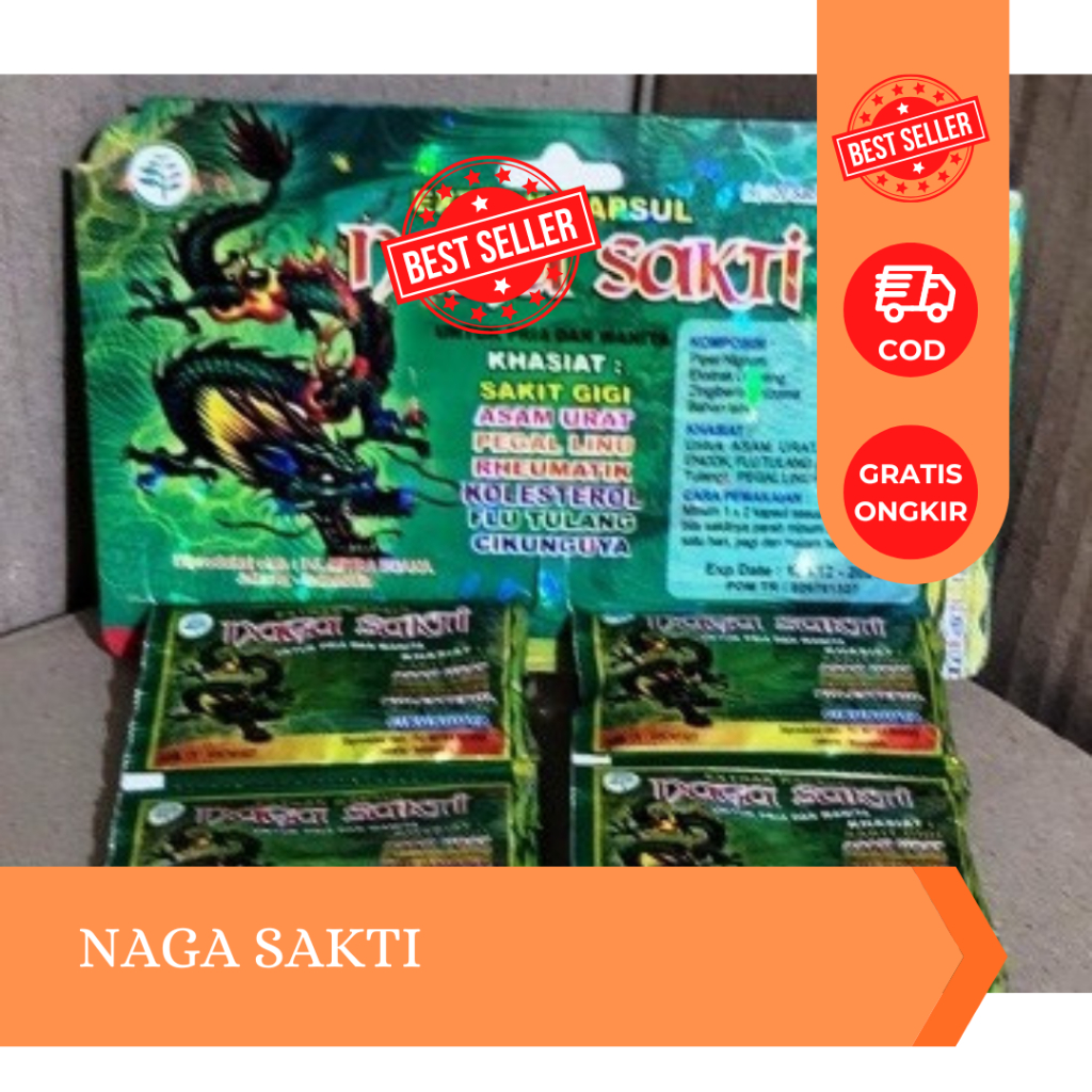 Kapsul Herbal Asam Urat Naga Sakti