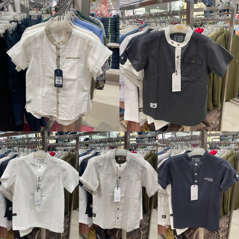 PITO DITO - Kemeja Koko Anak Laki-Laki (3-14 Tahun)