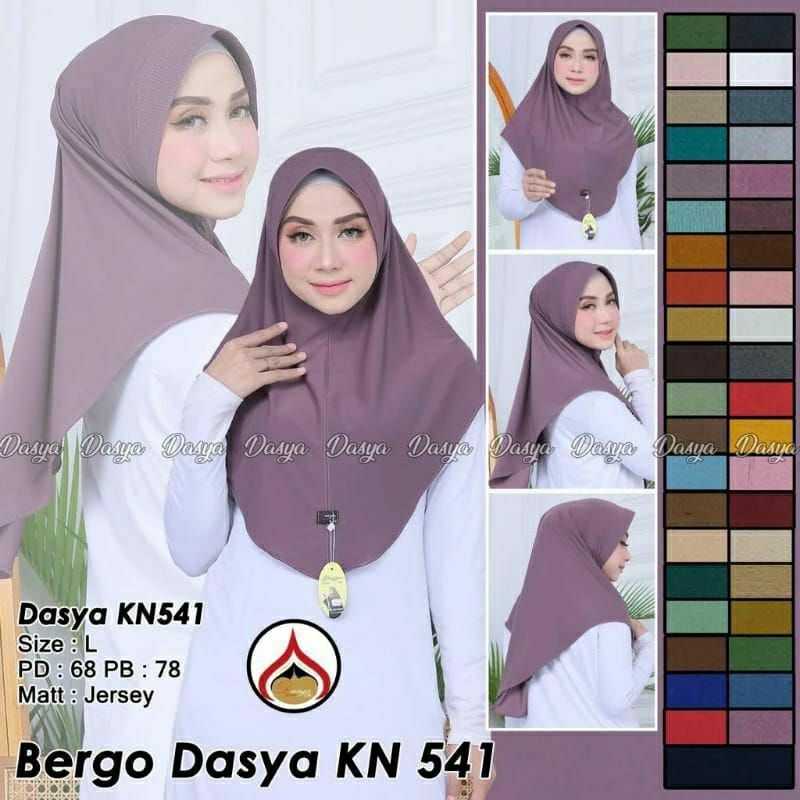 Jilbab instan daily model KENAN BY Dasya Scarf/hijab jersey premium uk L/Bergo instan