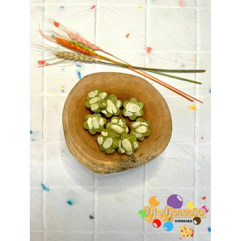 

Matcha Almond Cookies