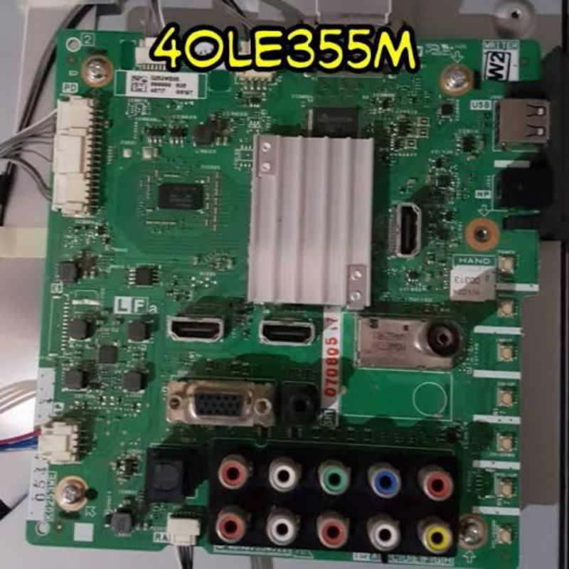 MB/MESIN TV/MAIN BOARD TV LED SHARP 40LE355M