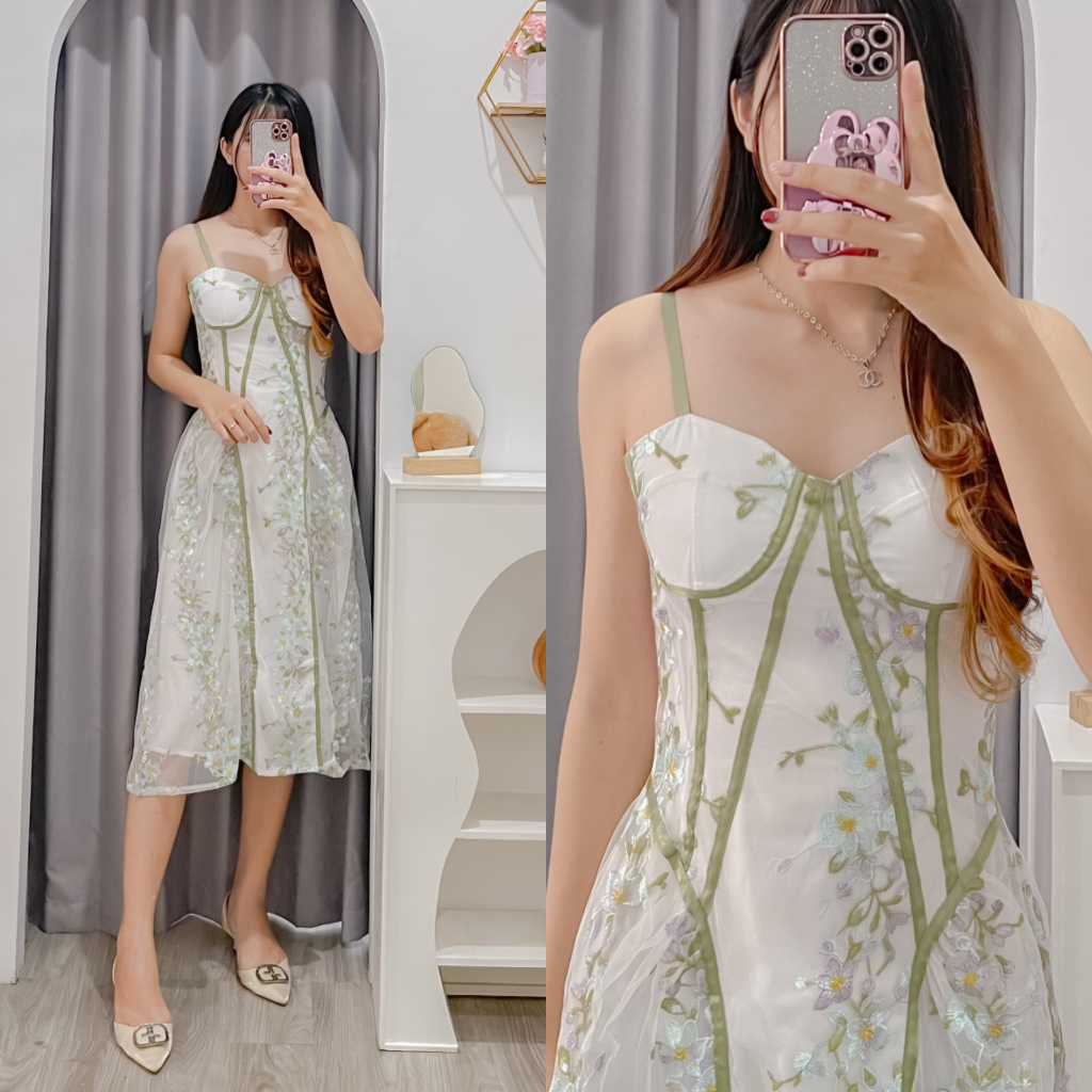 [ INSUN ] MERLIAH FAIRY DRESS | ELEGANT FAIRY DRESS PREMIUM WANITA