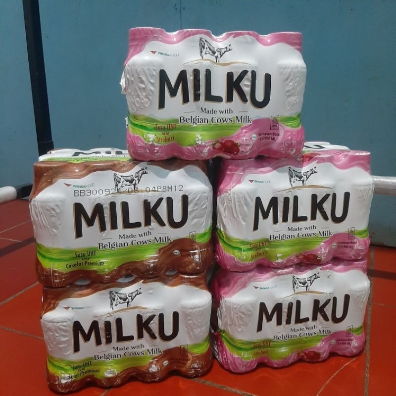 

Milku Coklat, Stroberi, 200ml Harga Perpack Isi 12 Botol