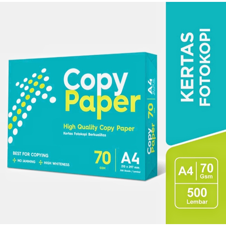 

HVS COPY PAPER A4 70 gsm 1 rim