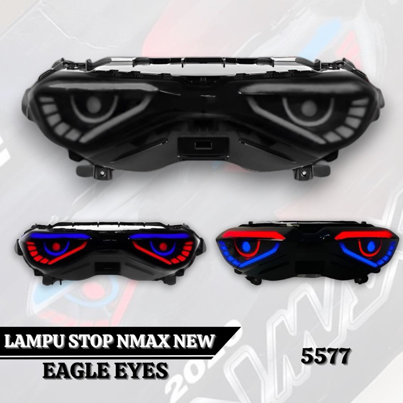 Lampu Stop Nmax New 5577 X-Case Stoplamp Nmax New 2020 - 2023 Lampu Stop Belakang