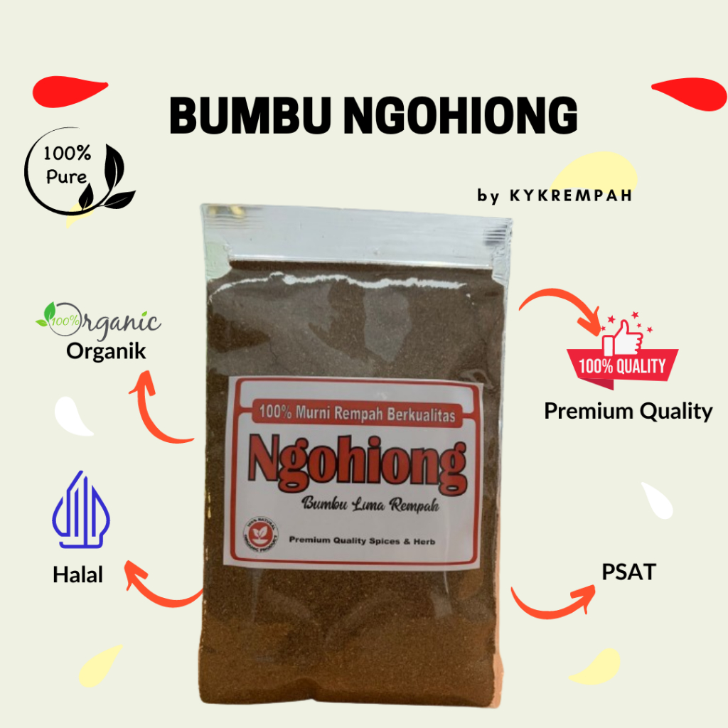 

Ngohiong Bumbu | Bumbu Ngohiong | Bumbu 5 Rempah | Bumbu Chinese Foods