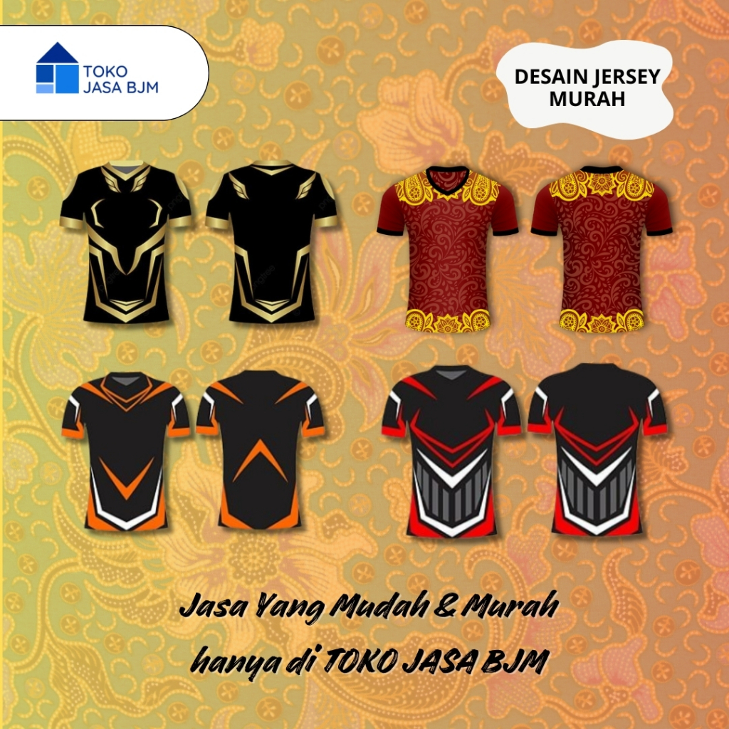 Jasa Desain Jersey | Baju Olahraga | Premium Murah
