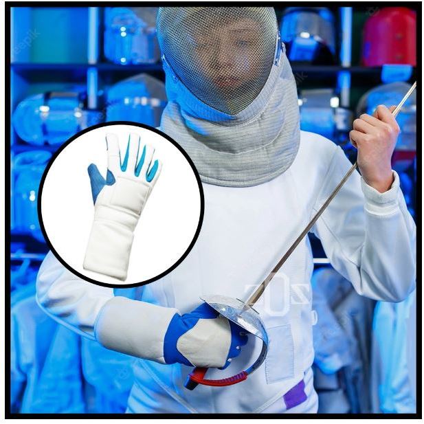 Sarung Tangan Glove Anggar Fencing Right Left Hand Kompetisi Anti Slip